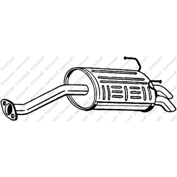 Bosal Endschalldämpfer - 163-397 Schneller Versand