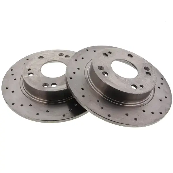 Markenware Brakemax Bremsscheiben Hinten (260mm / 5x114.3) - Gelocht - BM-7798