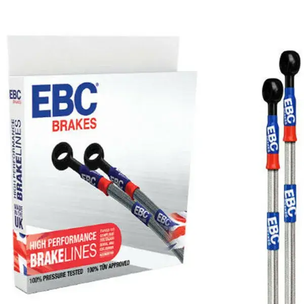 EBC High-Performance Stahlflex Bremsschläuche (Trommelbremsen) - EBC-BLA1454-4L Finale Aktion