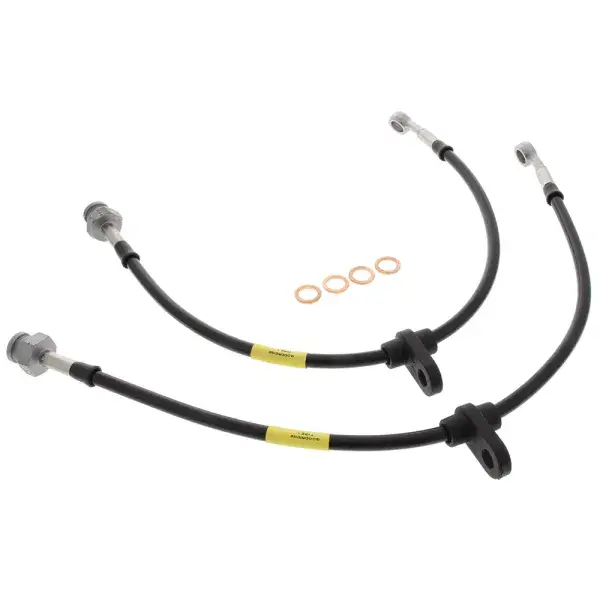 Markenprodukt Goodridge Bremsschlauch Satz hinten Stahlflex (TÜV) - Schwarz - GO-15005-B4-R-B-T