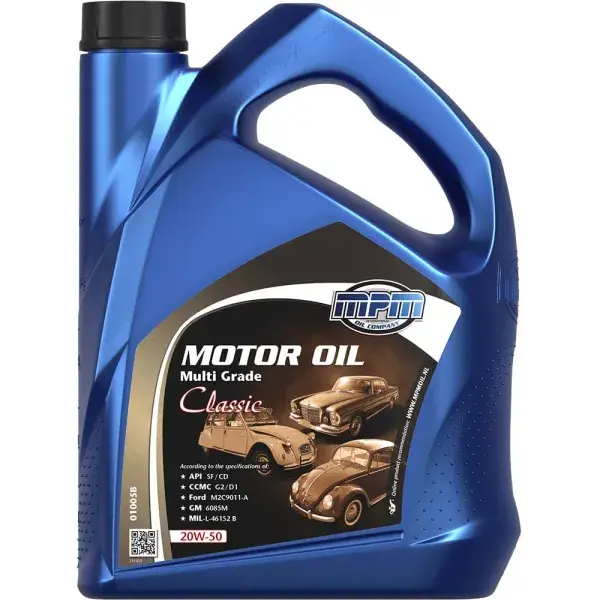 Saisonangebot MPM Oil Motoröl 20W50 Multi Grade Classic - 5 Liter - MPM-01005B
