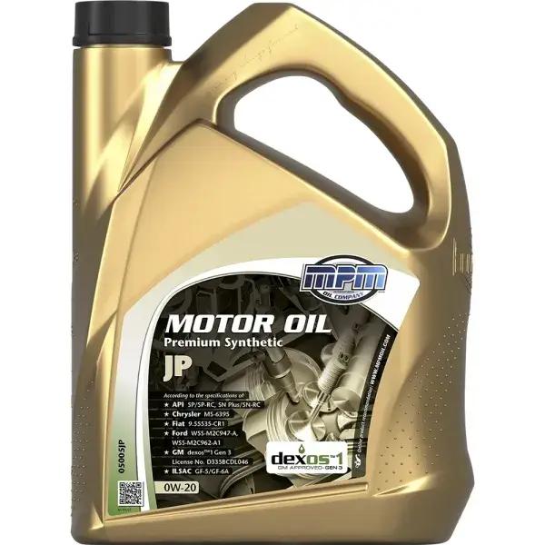 MPM Oil Motoröl 0W20 Premium Synthetic RC - 5 Liter - MPM-05005JP Top-Preis