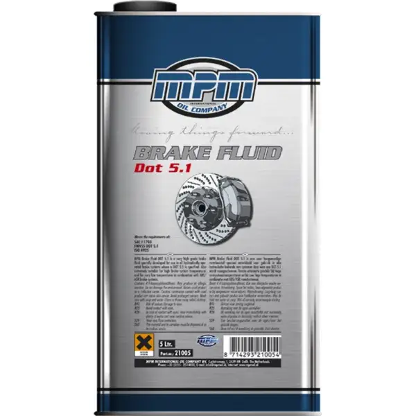 Jetzt Kaufen MPM Oil Brems-und Kupplungsflüssigkeit DOT 5.1 - 5 Liter - MPM-21005