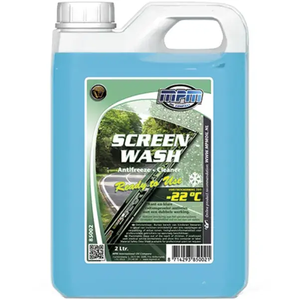 MPM Oil Scheibenreiniger Frostschutz Gebrauchsfertig -22°C - 2 Liter - MPM-85002 Highlight