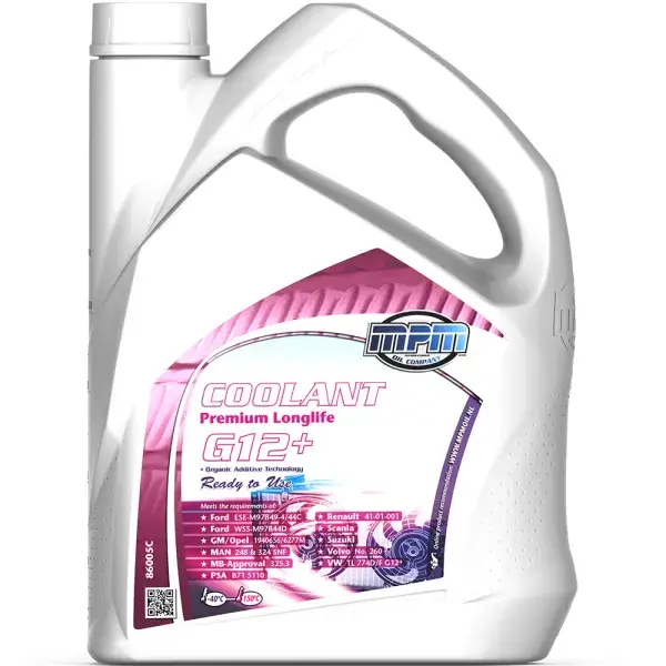 Garantierte Lieferung MPM Oil Kühlmittel Kühlflüssigkeit Premium Longlife -40°C G12+ - 20 Liter - MPM-86020C
