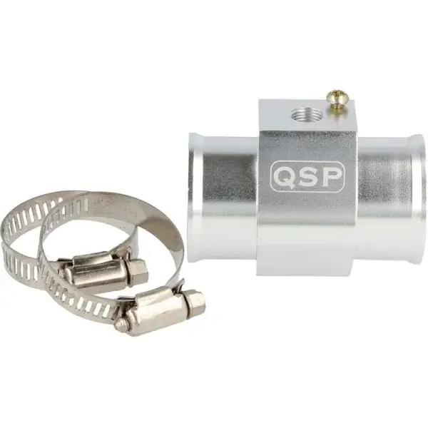 Garantierte Lieferung QSP 38mm Schlauchadapter für 1/8 NPT Sensor - Silber - Q TST-38