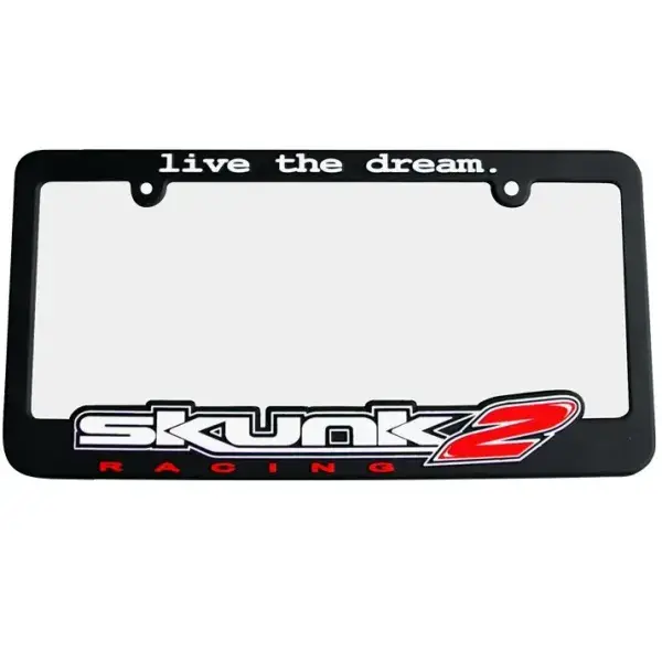 Preisreduziert Skunk2 US Nummernschild hälter "Live The Dream" - SK2-838-99-1450