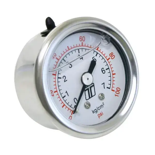 Turbosmart Mechanische Kraftstoff Manometer, Flüssigkeit Gefüllt (0-100 psi / 1-7 bar) - TS-0402-2023 Finale Aktion