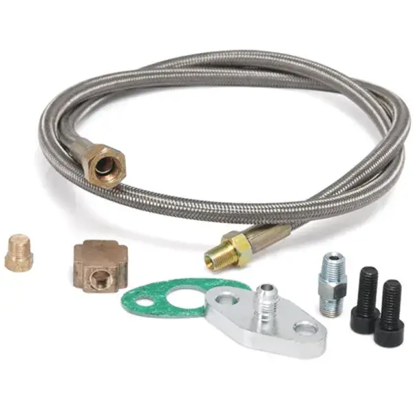 Expressversand US-Racing Turbo Öl zufuhr Kit T3, T3/T4, T04 - 36"/91.5cm - USR-OFK