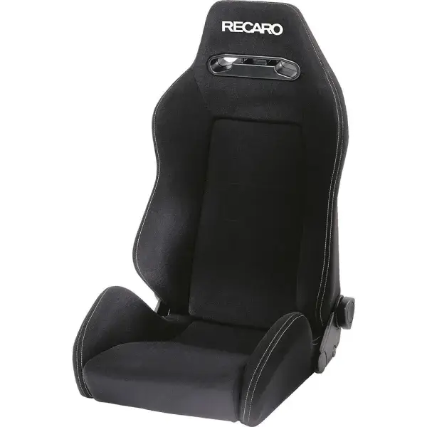 RECARO SR5 Speed Sportsitz Perlon Velours schwarz mit silberen Doppelnähten - 295.07.0583A Kracherpreis
