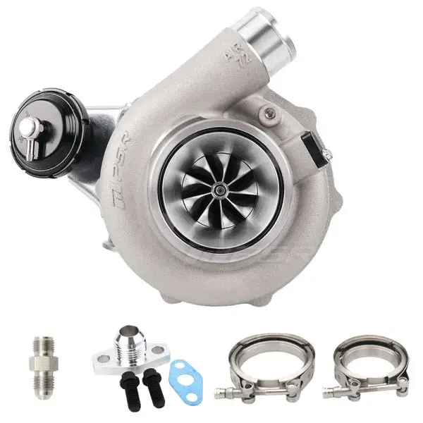 Pulsar Turbo Systems 5455G 660HP Kugellager-Turbo - Vorwärts - Standard - .72 Dual V-Band IWG - 102152620 Billig
