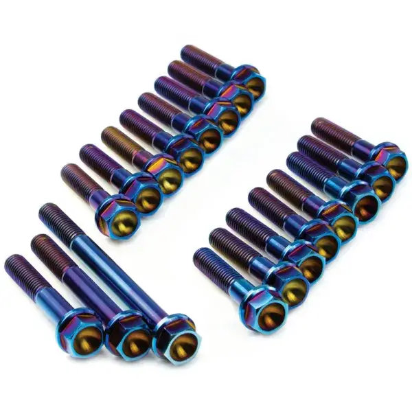 Schneller Versand SpeedFactory Schraubensatz für Getriebegehäuse – Gebranntes Titan - SF-02-075-BAWD-B