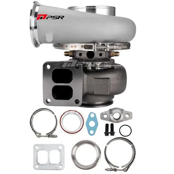 Pulsar Turbo Systems 7975G 1450HP Dual Ball Bearing Turbo - Forward Rotation - T51R Mod - T4 Divided .95 V-Band - 102142307 Ausverkauf