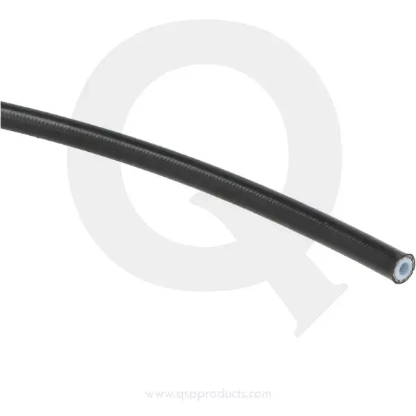 Abverkauf QSP Bremsschlauch PTFE D03 - SS umflochten Schwarz - QGSSPTFE03-BLK