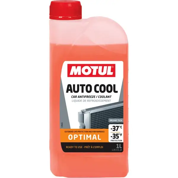 Motul Auto Cool Optimal, Kühlmittel Kühlflüssigkeit -37°C - 1 Liter - MOT-111051 Preisknaller