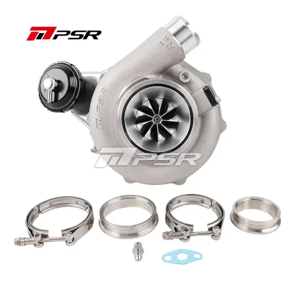 Begrenztes Angebot Pulsar Turbo Systems 5855G 770HP Dual Ball Bearing Turbo - Reverse Rotation - T51R Mod - .72 Dual V-Band - 102152687