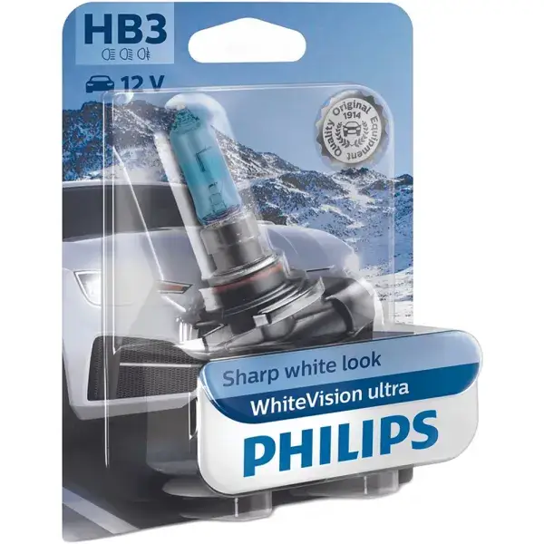 Mega-Angebot Philips WhiteVision ultra HB3/9005 12V/65W Halogen-Lampe - 9005WVUB1