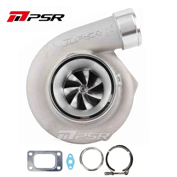 Pulsar Turbo Systems 6266E 735HP Ball Bearing Turbo - T51R Mod - T4 0.63 V-Band Stainless Steel - 102167120 Expressversand