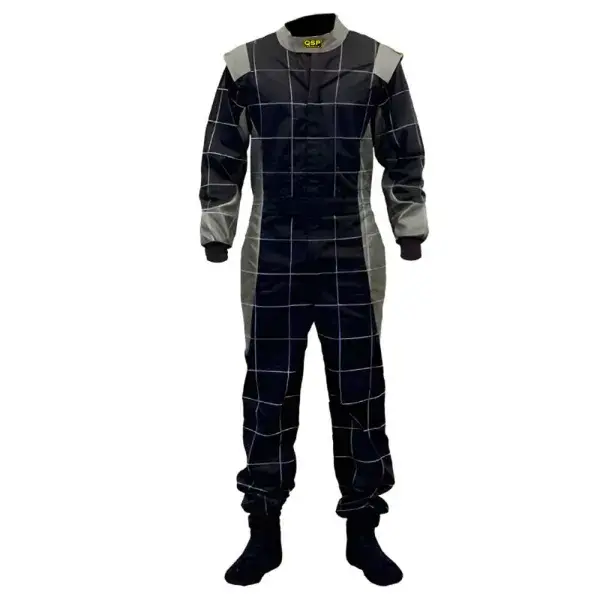 QSP Overall EN531 PLUS - Größe 52 - Schwarz, Grau - EN531PL-BLKG-52 Abverkauf