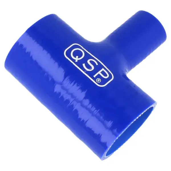 Solange Der Vorrat Reicht QSP Silikon T-Stück - 35 mm (19 mm Anschluss) - Blau - QHTST-3519BLU