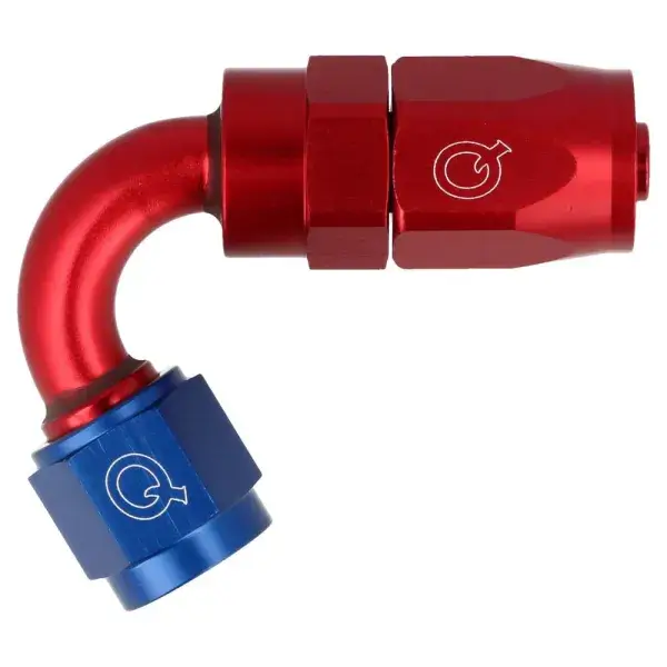Nur Heute QSP Schlauchadapter leicht 120° AN8 - Blau, Rot - QG136-1208