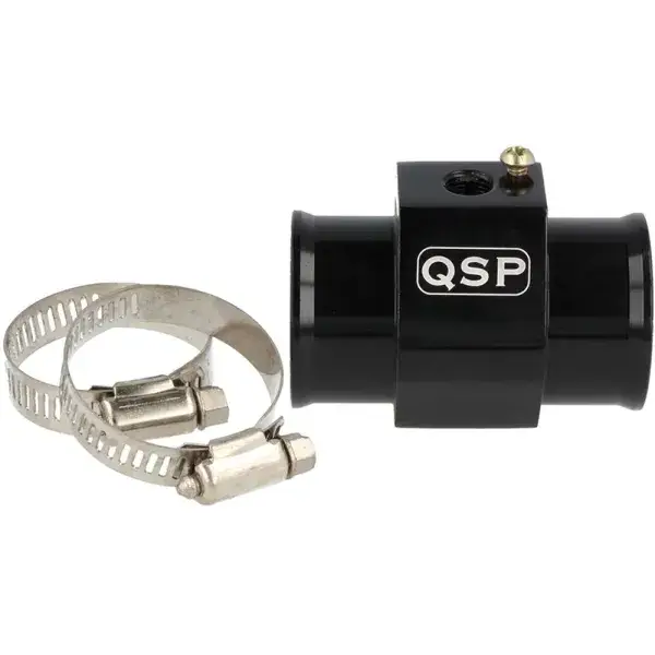 Heißes Angebot QSP 34mm Schlauchadapter für 1/8 NPT Sensor - Schwarz - QZ-TST-34