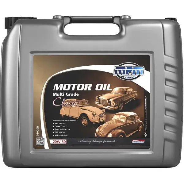 MPM Oil Motoröl 20W50 Multi Grade Classic - 20 Liter - MPM-01020B Billig