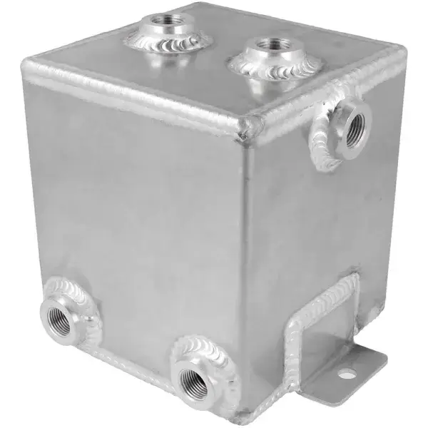 Neuheit QSP Aluminium Benzin-Auffangbehälter 2 Liter - D08 - Silber - QCAT-02-D08