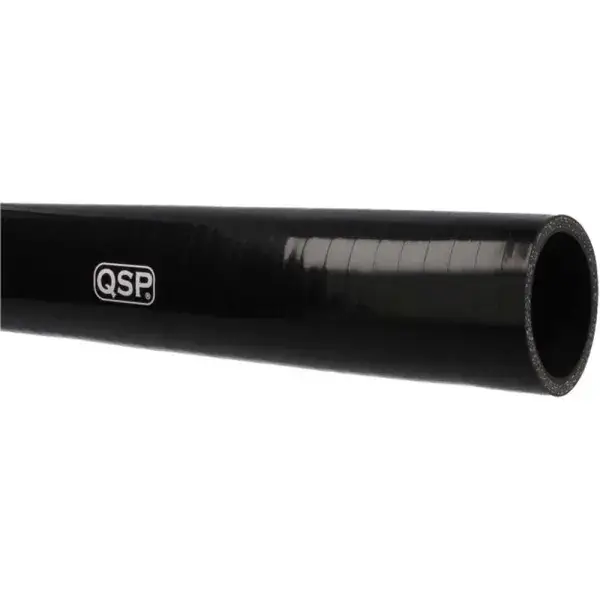 QSP Silikonschlauch - Benzin- und ölbeständig 50cm Ø57mm - Schwarz - QHHSF-57BLK Zertifiziert