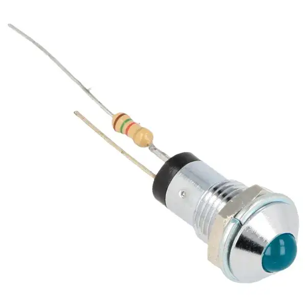 Neu QSP LED-Warnleuchte - 12V - Grün - QE2026
