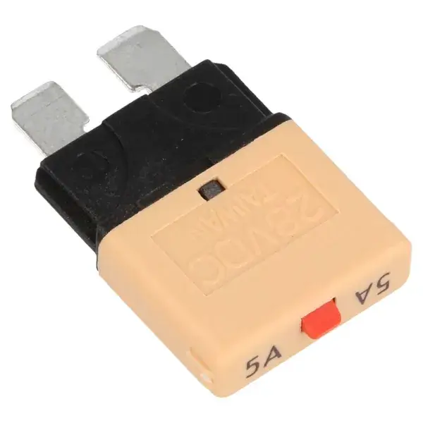 Letzte Chance QSP Sicherung manuell rückstellbar 5A - Hell braun - QE8001-5A