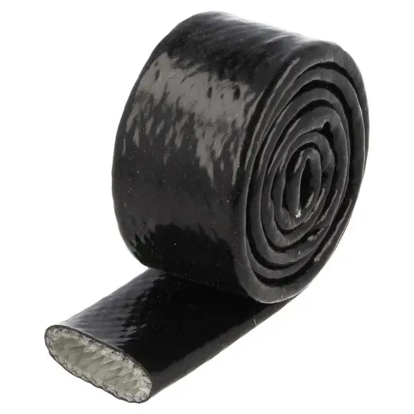 QSP Hitzebeständige Hülle - 1 m x 20 mm - Schwarz - QFIRE-20-BLK Markenware