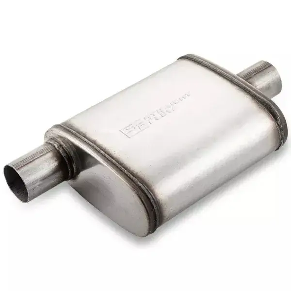 StraightFlow Auspufftopf oval 1x versetzt - Ø60mm/2.36‘‘ - 11365 Versand Am Gleichen Tag