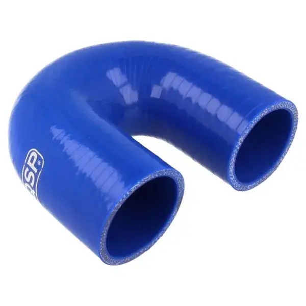 Schneller Versand QSP Silikonschlauch - 180° Bogen - 41 mm - Blau - QHE180-41BLU