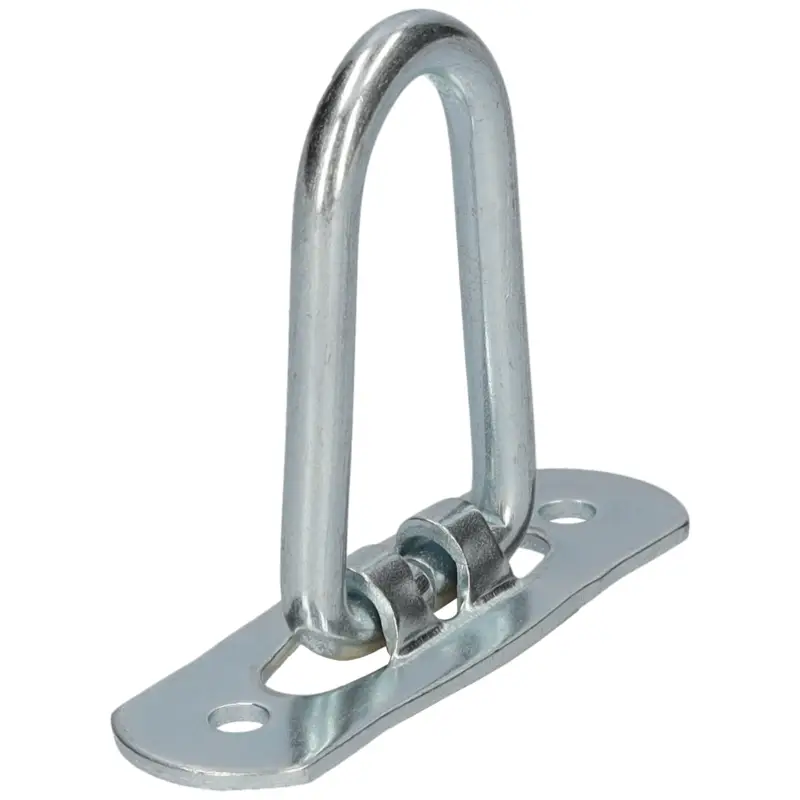 Abverkauf Bügelkrampe klappbar 2 Loch verzinkt Innenhöhe 25mm für Rundöse 36/40mm und Ovalöse 42x22mm