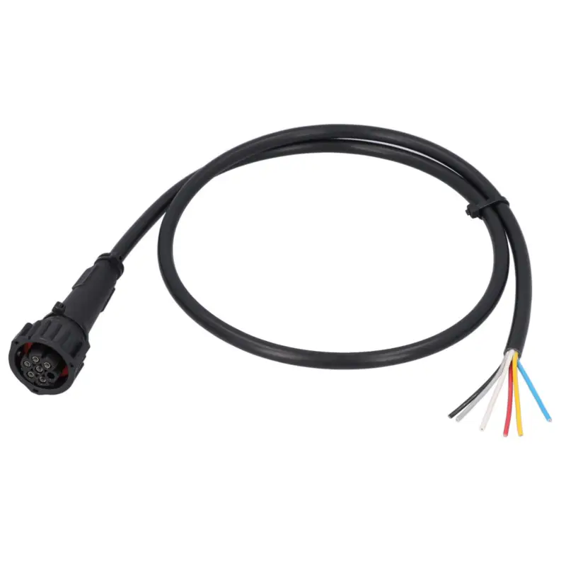 Anschlussstecker AMP 7pol mit 7x0,75mm Kabel 1m Neu