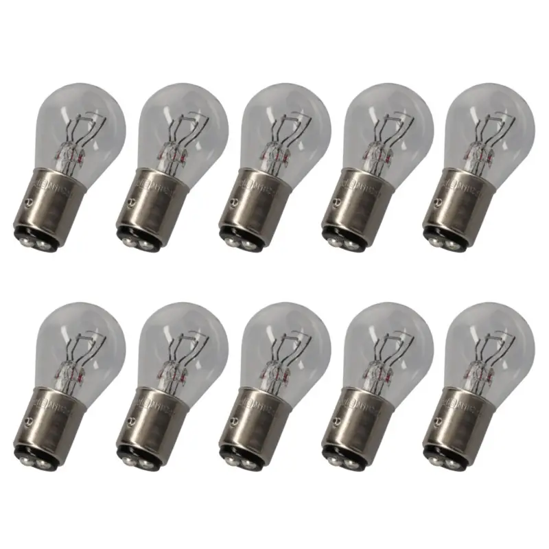 10x 12V P21/5W BAY15d Glühlampe Schneller Versand