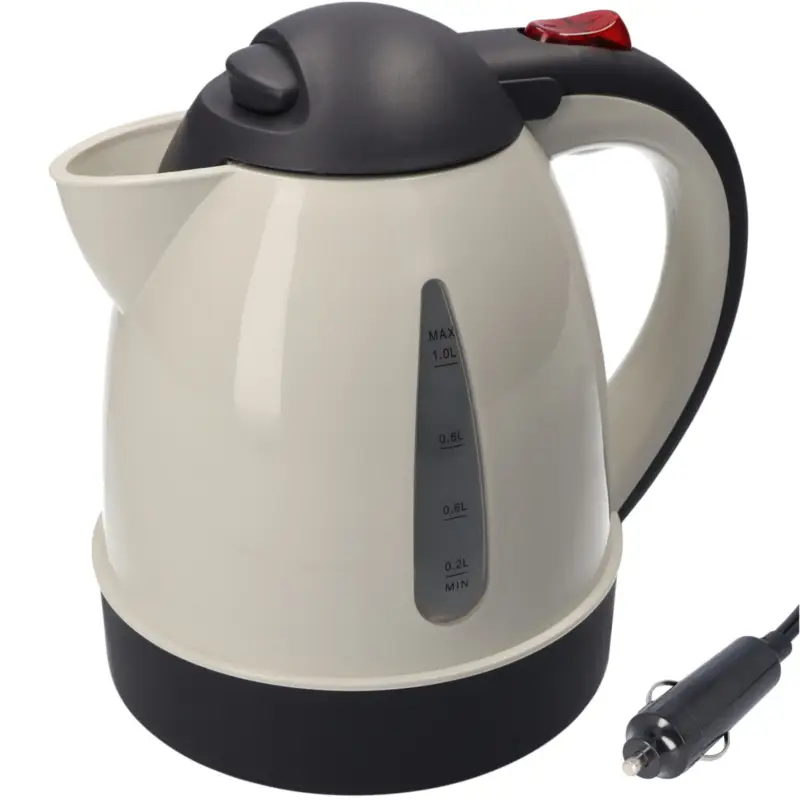 Wochenendangebot Wasserkocher weiß 250W 24V 1L Füllmenge