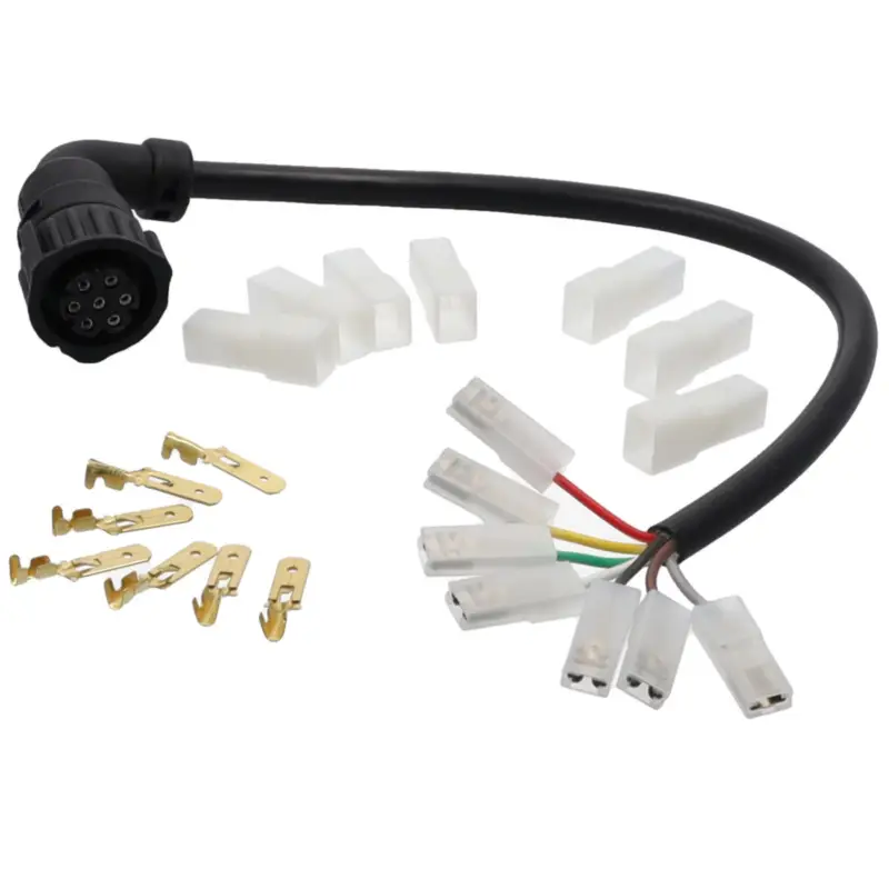 Jetzt Kaufen Anschlussstecker AMP 7pol mit 30cm Kabel & 7x Flachstecker+Hülse