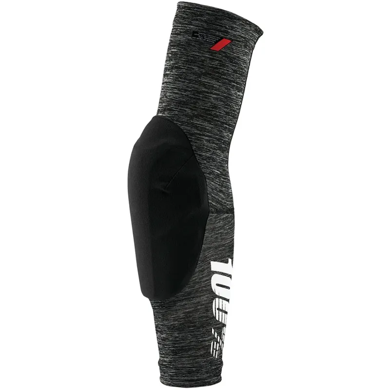 100% Teratec Ellbogenschoner - grey heather/schwarz Echt