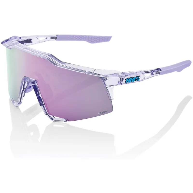 100% Speedcraft Brille - Polished Translucent Lavender - HiPER Lavender Mirror Clear Schneller Versand