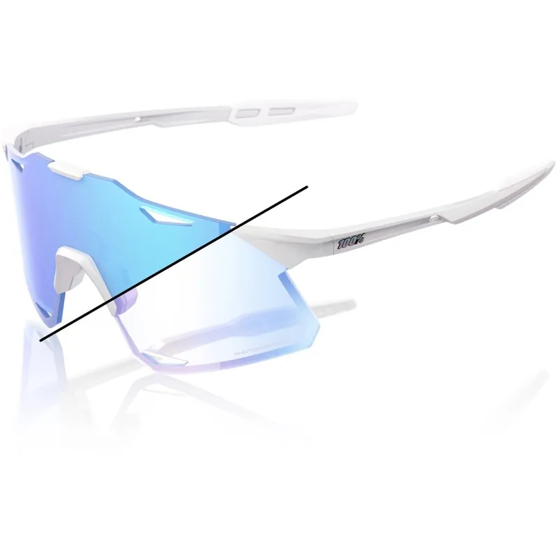 Knallerangebot 100% Hypercraft Photochromic Brille - Bastille - Blue Mirror