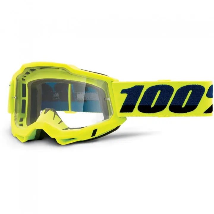 100% Accuri 2 Goggle - Fluo Yellow - Clear Neue Kollektion