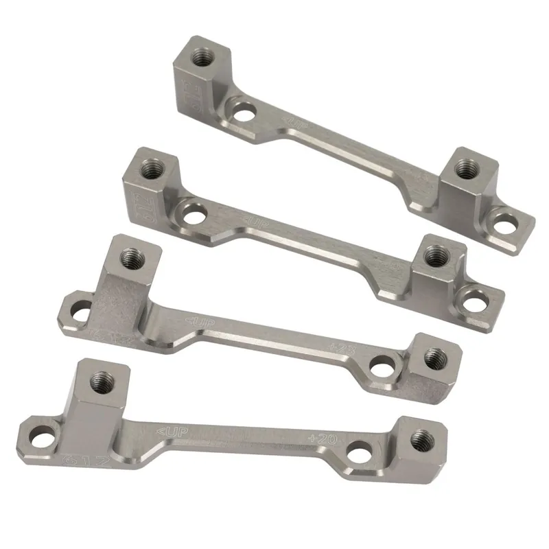 Ausverkauf 612 Parts Bremssatteladapter - Der Adapter - Postmount auf Postmount - silber