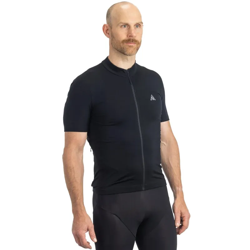 7mesh Ashlu Merino Kurzarm-Trikot Herren - Black Neu