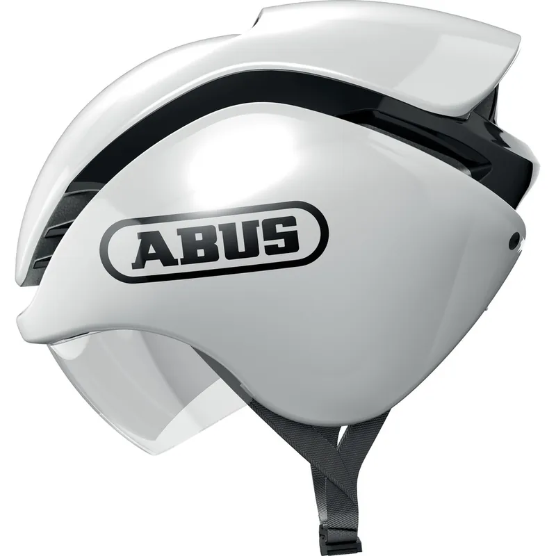 Sale ABUS Gamechanger Tri Helm - shiny white