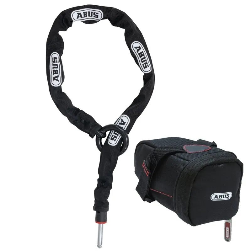 ABUS Adaptor Chain ACH 2.0 6KS Rahmenschlosskette + Tasche ST5950 - 85cm schwarz Beliebt