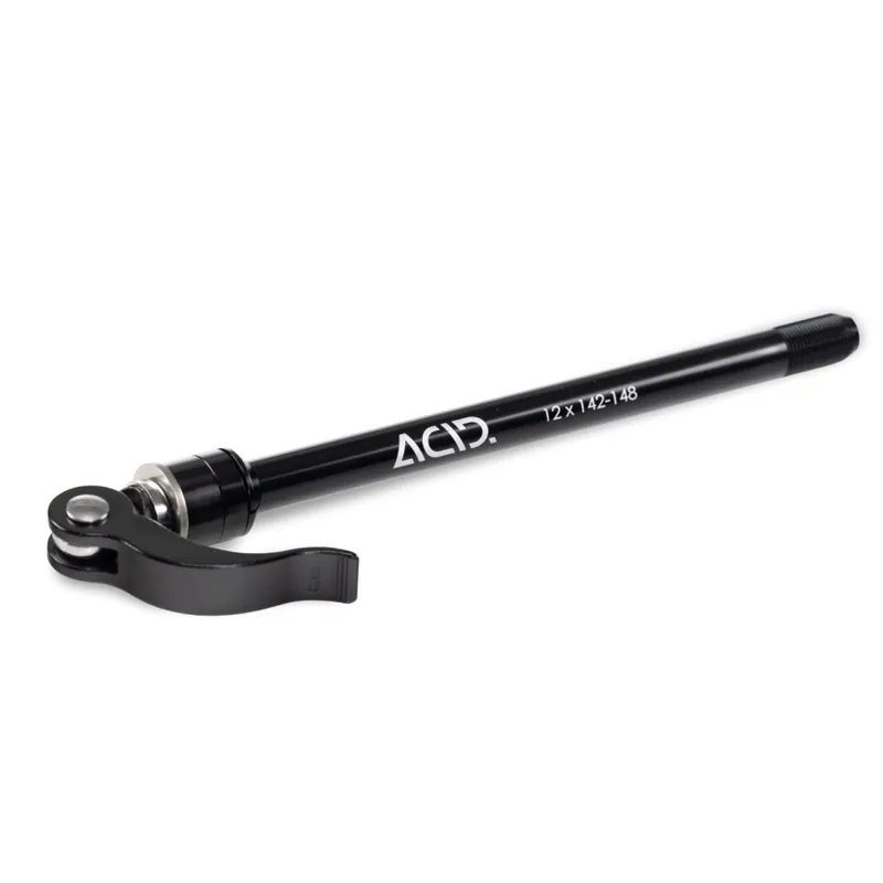 Top-Angebot ACID Steckachse für Fahrradanhänger M12x1,0 - 142-148 mm - schwarz