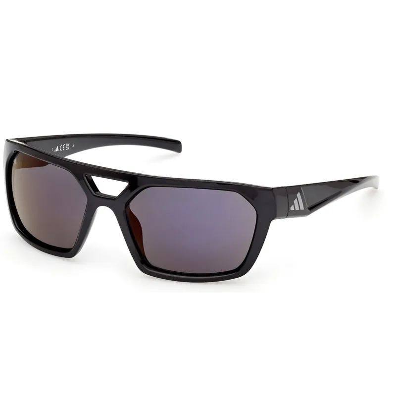 adidas Essentials ES0004 Brille - shiny black / gradient mirror violet Letzte Chance