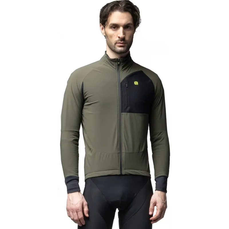 Alé R-EV1 Riparo Jacke Herren - army green Highlight